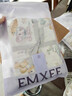 嫚熙（EMXEE）嬰兒紗布浴巾純棉寶寶新生兒童大尺寸浴巾 綺幻花信 110×110cm 曬單實(shí)拍圖
