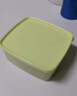 特百惠（Tupperware）便攜多用盒兩件套密封保鮮儲藏盒冰箱冷藏方盒400ml 400ml*2（奶黃色） 曬單實(shí)拍圖