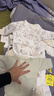 哈尼天空【2件套】新生兒衣服純棉春秋連體衣小月齡寶寶睡衣秋季長(cháng)袖哈衣 【2件套】悠悠云+萊萊 59cm 曬單實(shí)拍圖
