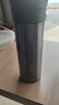 膳魔師（THERMOS）保冷保溫杯470ml高真空不銹鋼戶(hù)外運動(dòng)旅行帶茶漏水杯CMK-501 BKP 曬單實(shí)拍圖