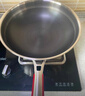 康巴赫炒鍋不粘鍋316L不銹鋼炒菜鍋32cm蜂窩平底煎炒鍋電磁爐燃氣灶通用 曬單實(shí)拍圖