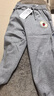 男生女生童裝女小童束腳長(cháng)褲兒童休閑褲子春秋裝2024新款潮 灰色 120  曬單實(shí)拍圖