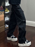 JEEP SPIRIT吉普沖鋒褲男士春秋夏季新款直筒褲男寬松戶(hù)外休閑美式工裝褲子男 2501卡其 XL 【建議130-150斤】 曬單實(shí)拍圖