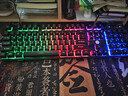 銀雕(YINDIAO) K500鍵盤(pán)彩包升級版 機械手感 游戲背光電競辦公 USB外接鍵盤(pán) 全尺寸 黑色混光有線(xiàn)鍵盤(pán) 曬單實(shí)拍圖