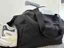 回力健身包男士干濕分離游泳運動(dòng)訓練收納包大容量旅行包女出差行李袋 黑色 曬單實(shí)拍圖