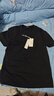 【京東直采】210g純棉 圓領(lǐng)短袖t恤男 打底內搭衛衣秋冬服飾5折 黑色（短袖） XL （125-140斤） 曬單實(shí)拍圖