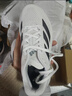 adidas DURAMO SPEED 2超輕緩震回彈訓練備賽跑步鞋男阿迪達斯 白/黑色   42 曬單實(shí)拍圖