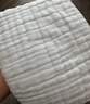 全棉時(shí)代 嬰兒浴巾 6層水洗紗布浴巾 純棉大毛巾被蓋禮盒裝 藍色115*115cm 曬單實(shí)拍圖