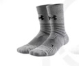 安德瑪（Under Armour）籃球襪子 運動(dòng)襪男女 跑步羽毛球防臭襪中筒棉襪 組合色L碼三雙裝 曬單實(shí)拍圖