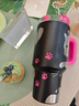 吉姆藍杰巨無(wú)霸運動(dòng)車(chē)載吸管杯辦公室居家水杯時(shí)尚不銹鋼大容量保冷保溫杯 玫紅900ml 曬單實(shí)拍圖