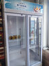 新飛 （Frestec）展示柜冷藏保鮮柜酒水飲料冰柜雙開(kāi)門(mén)冷藏柜酒店冷藏保鮮柜超市直冷玻璃門(mén)風(fēng)冷無(wú)霜冰箱立式冷柜 小雙門(mén)藍白588L【直冷省電】1米 曬單實(shí)拍圖