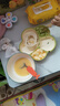 COOKSS 寶寶餐盤(pán)硅膠嬰兒學(xué)吃飯分格兒童餐具輔食碗餐盤(pán)帶吸盤(pán) 雙拼綠 曬單實(shí)拍圖