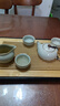 初伍竹制茶盤(pán)茶具套裝家用小型瀝水茶臺汝窯功夫茶壺茶杯輕奢高檔套餐 曬單實(shí)拍圖