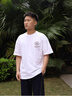 陌汀短袖男t恤2026新款潮牌ins港風(fēng)純棉白色寬松百搭大碼打底體恤男裝 白 0007 M 曬單實(shí)拍圖
