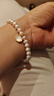 胖東來(lái)同款淡水珍珠手鏈不規則女復古簡(jiǎn)約貝殼貝 6mm珍珠/適合手腕14cm-18cm(主圖 曬單實(shí)拍圖