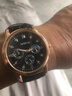 正品男士手表高檔休閑石英表簡(jiǎn)約氣質(zhì)男表皮帶高顏值羅馬時(shí)尚腕表 黑色運動(dòng)款 曬單實(shí)拍圖
