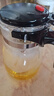 然也飄逸杯耐熱玻璃壺茶具按壓式茶水分離1000ml簡(jiǎn)易過(guò)濾泡茶壺SY1000 曬單實(shí)拍圖