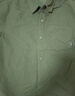 杰雷諾美式復古硬挺工裝襯衫男春秋2026新款獵裝帥氣潮流寬松休閑襯衣男 軍綠 3XL 適合180-200斤 曬單實(shí)拍圖