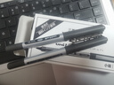 uni三菱【熱門(mén)商品】uni-ball EYE黑色中性筆0.5mm黑筆簽字筆商務(wù)直液式學(xué)生水性筆套裝 UB-150 5支 曬單實(shí)拍圖