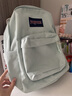 JANSPORT杰斯伯雙肩包初高中學(xué)院風(fēng)jansport大學(xué)生書(shū)包電腦背包男女款潮流 青漾【掃碼驗證】+隔層+側袋 曬單實(shí)拍圖
