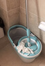 美麗雅旋轉拖把帶桶一套加長(cháng)拖桿家用一拖凈免手洗共2拖布洗脫一體墩布 曬單實(shí)拍圖