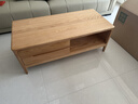 源氏木語(yǔ)實(shí)木移門(mén)電視柜現代簡(jiǎn)約橡木矮柜北歐風(fēng)地柜小戶(hù)型客廳收納儲物柜 【10】（原木色）2.2米電視柜 組裝 曬單實(shí)拍圖