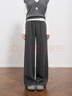 三彩2025冬季新款休閑褲松緊腰寬松直筒褲長(cháng)褲簡(jiǎn)約M 寂靜灰 L 165/72A 165/72A 曬單實(shí)拍圖