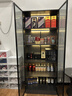 莀晞家居酒柜 客廳酒柜家用落地餐邊柜儲物柜展示柜簡(jiǎn)約帶鋼化玻璃門(mén)酒柜 輕奢灰雙門(mén)80*40*200帶燈無(wú)酒格 曬單實(shí)拍圖