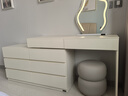 全友家居簡(jiǎn)約梳妝臺斗柜一體輕奢現代臥室高級感家用伸縮化妝桌子書(shū)桌 曬單實(shí)拍圖