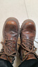 公牛世家馬丁靴男2026秋冬新款厚底隱形內增高皮靴復古做舊工裝靴子男 曬單實(shí)拍圖