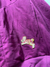 漁 漁女裝衛衣女秋冬2024新款連帽高領(lǐng)繡花棉質(zhì)寬松上衣FGGD2537 玫紫 2XL 曬單實(shí)拍圖