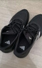 阿迪達斯（adidas）男鞋跑步鞋舒適網(wǎng)面透氣舒適黑色運動(dòng)鞋 黑 42 曬單實(shí)拍圖