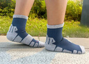 GERTHRON德國專(zhuān)業(yè)徒步登山襪男減震防滑戶(hù)外跑步運動(dòng)襪子男士毛巾底中筒 3雙藍色【防滑減震/吸汗排濕】 均碼 曬單實(shí)拍圖