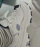 斯凱奇（Skechers）男女鞋小白熊休閑鞋子厚底增高百搭運動(dòng)軟底老爹鞋99999863 白色/海軍藍色/WNV 37.5 曬單實(shí)拍圖