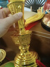電子蠟燭燈神臺燈led長(cháng)明燈佛臺家用財神爺招財燈供燈電燭燈燭臺 【插電鎢絲款】5寸1對 【無(wú)火無(wú)煙】 曬單實(shí)拍圖
