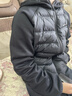 361°兒童輕薄羽絨服2025冬季男女3-14歲保暖拼接外套 黑150 曬單實(shí)拍圖