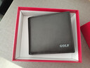 高爾夫（GOLF）男士錢(qián)包耐磨超纖配頭層牛皮卡包零錢(qián)包短款錢(qián)夾禮盒裝送男友禮物 曬單實(shí)拍圖