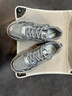 啄木鳥(niǎo)女鞋春季新款透氣網(wǎng)面鞋子女韓版百搭厚底增高休閑運動(dòng)鞋老爹鞋女 銀灰色 38 曬單實(shí)拍圖