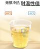 潔日邦航空杯240ml*50只一次性水杯加厚硬塑料耐高溫透明臺階式戶(hù)外便攜 曬單實(shí)拍圖