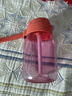 特百惠（Tupperware）CC企鵝350ML塑料杯夏季男女學(xué)生兒童水杯子便攜帶吸管 甜蜜粉 曬單實(shí)拍圖