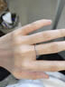 戚小米純s999足銀莫比烏斯戒指女士食指戒女開(kāi)口戒指環(huán)生日禮物送女朋友 戒指+精美禮盒 曬單實(shí)拍圖