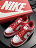耐克（NIKE）男鞋女鞋板鞋 秋季26新款低幫運動(dòng)鞋Dunk Low情侶百搭輕便休閑鞋 紅色/HF5441-104/FB9109-119 36 曬單實(shí)拍圖