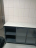 錦之洛廚房多功能置物架置物柜微波爐收納架餐邊柜一體靠墻櫥柜木板柜子 上翻門(mén)木板柜三層長(cháng)600寬420高800-灰色 曬單實(shí)拍圖