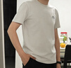 羅蒙（ROMON）100%純棉短袖t恤男士圓領(lǐng)半袖上衣夏季薄款寬松休閑涼感體恤衫男T 短袖山峰9929灰色 2XL 180建議150-165斤 曬單實(shí)拍圖