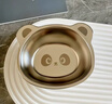 onlycook316不銹鋼寶寶輔食碗 兒童餐盤(pán)飯碗 卡通小碗嬰兒餐具餐盤(pán)-小狗 曬單實(shí)拍圖