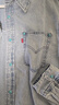 Levi's【商場(chǎng)同款】李維斯新款男士做舊風(fēng)格休閑襯衫003KW 淺藍色 XL 曬單實(shí)拍圖