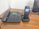 中諾數字無(wú)繩電話(huà)機 無(wú)線(xiàn)座機子母機 內線(xiàn)通話(huà) 一鍵撥號 免提通話(huà) 固定電話(huà) 家用辦公 W128一拖二黑色 曬單實(shí)拍圖
