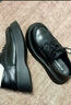 回力英倫風(fēng)小皮鞋女2026春夏新款百搭配裙子黑色厚底增高jk鞋子樂(lè )福鞋 黑色/一鞋兩穿（超輕4.5cm厚底） 37 曬單實(shí)拍圖