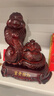 中掌柜蛇形桌面擺件招財吉祥物 生肖蛇工藝品客廳家居擺設 樹(shù)脂材質(zhì)簡(jiǎn)約 大號 蛇紅檀色 曬單實(shí)拍圖
