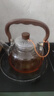 耐熱玻璃燒水壺套裝養生茶具煮茶壺 透明顏色 1000ml 曬單實(shí)拍圖